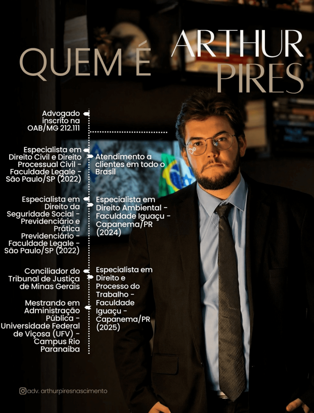 Dr. Arthur Pires Nascimento, advogado em Patrocínio MG.